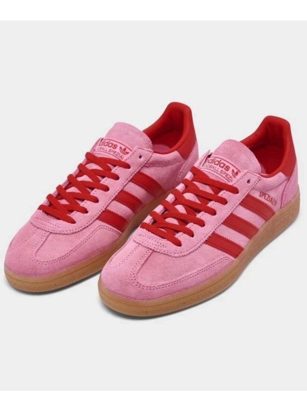 Adidas Handball Spezial - Semi Pink Glow/Better Scarlet (6Y / 7.0 Women's)